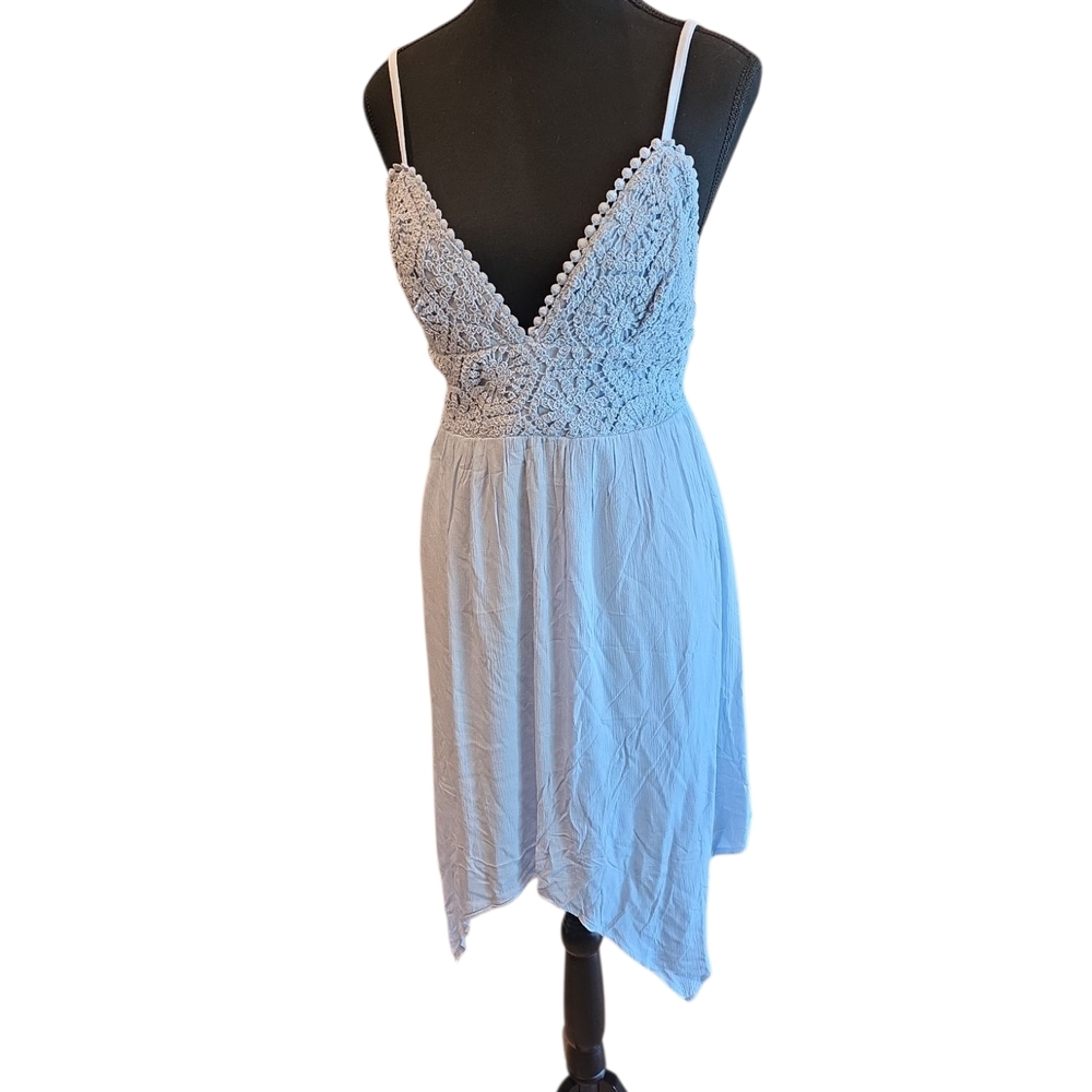 Almost Famous Blue Asymmetrical Sundress